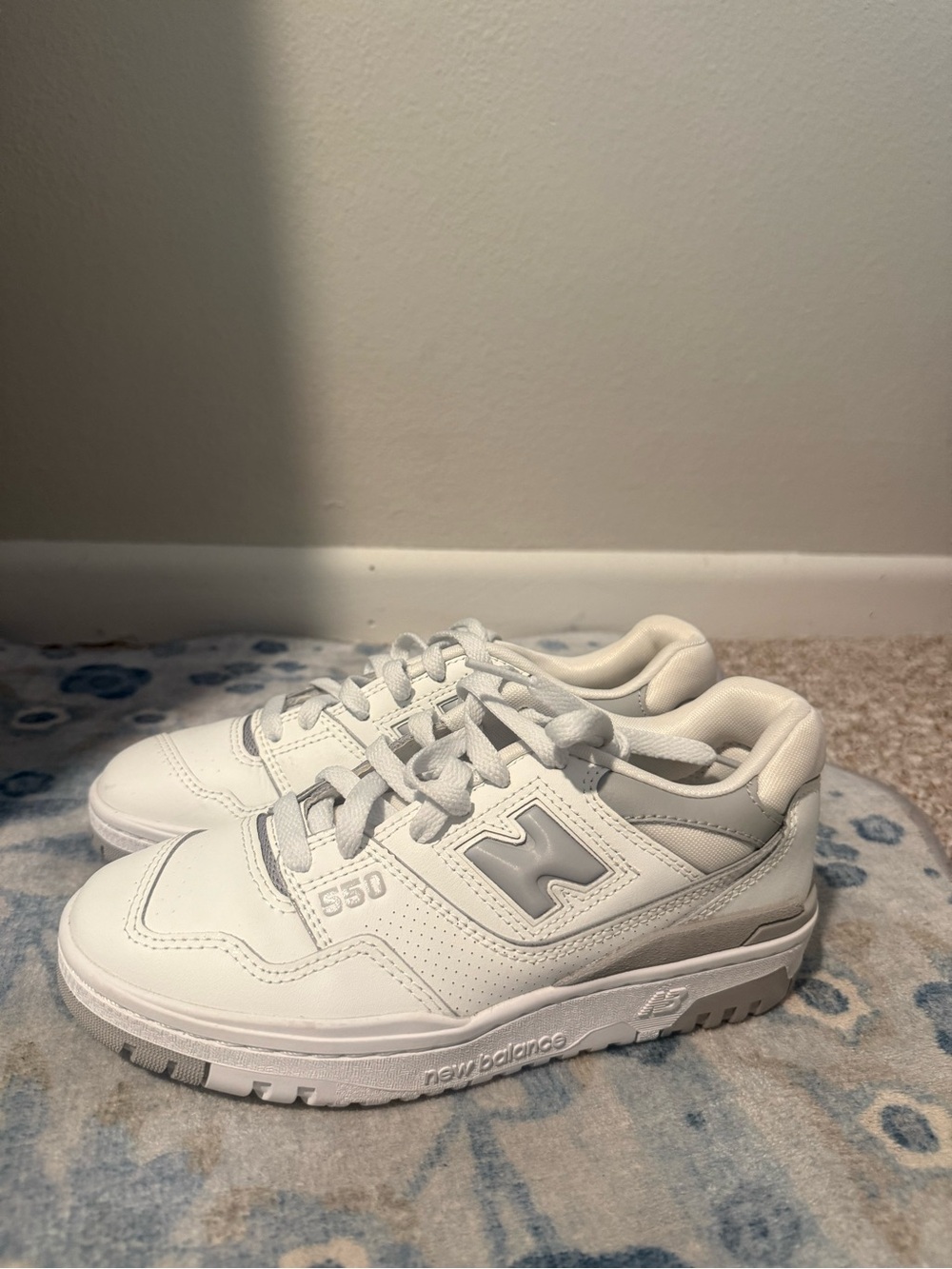 New Balance Women’s Sneakers White with Grey Accents
